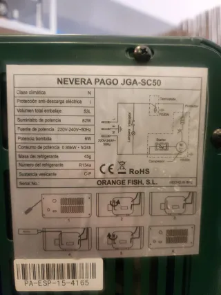 Nevera Pago 53L