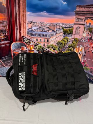Mochila Táctica Militar Negra 40L nueva