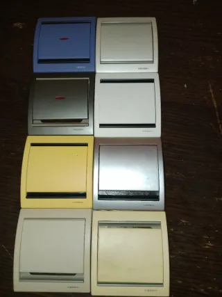 Lote 8 Interruptores Niessen Olas