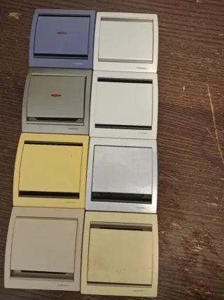 Lote 8 Interruptores Niessen Olas