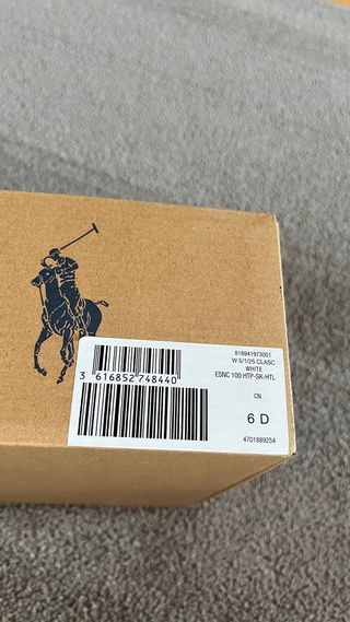 Nuevas! Deportivas altas loneta blancas Polo Ralph