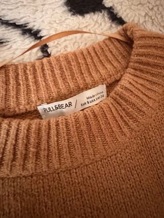 Jersey Pull&Bear camel oversize talla S