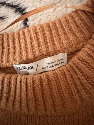 Jersey Pull&Bear camel oversize talla S