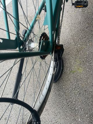 Bicicleta Urbana Elops Verde Cedro M Decathlon