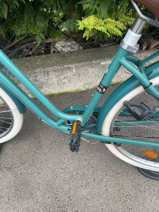 Bicicleta Urbana Elops Verde Cedro M Decathlon