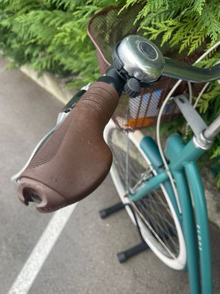 Bicicleta Urbana Elops Verde Cedro M Decathlon