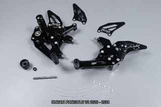 Estriberas retrasadas DUCATI PANIGALE V2 2020 2024