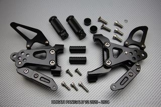 Estriberas retrasadas DUCATI PANIGALE V2 2020 2024