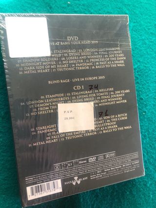 Accept - Restless and Live - DVD + 2 CDs