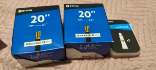 Camere d'aria per bici 20 Schrader 33mm (2 pz)