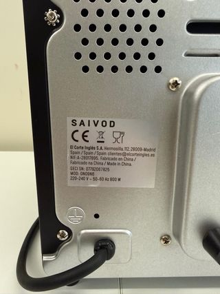 Horno sobremesa Saivod 9L