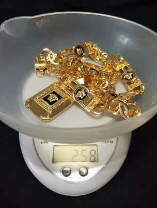 Cadena Versace Oro Laminado 18k