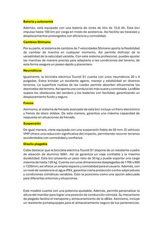 Bicicleta Eléctrica Plegable Negra