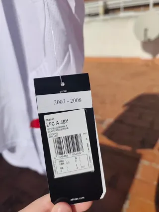 Camiseta Liverpool 07/08 Adidas Original Talla L