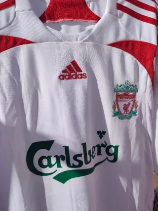 Camiseta Liverpool 07/08 Adidas Original Talla L