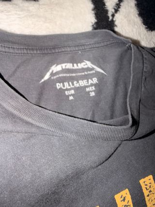 Camiseta Metallica King Nothing Pull&Bear Talla M