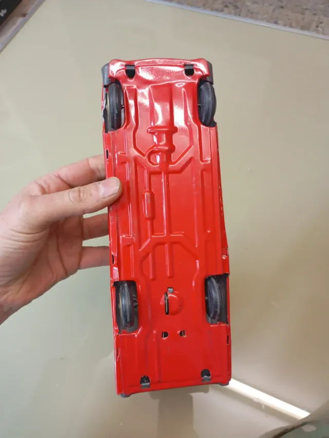 Coche hojalata Antiguo Bomberos