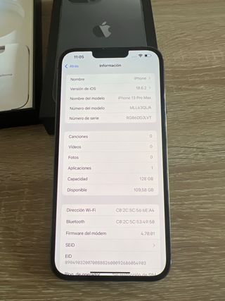 iPhone 13 Pro Max 128GB Grigio Siderale