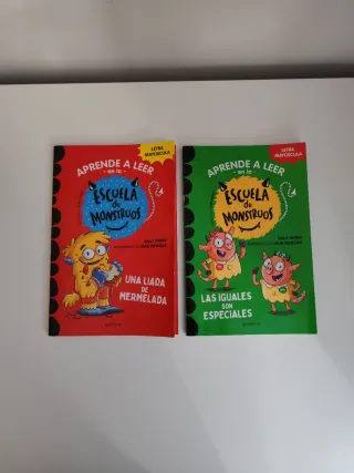 Libros Escuela de Monstruos (2 unidades)