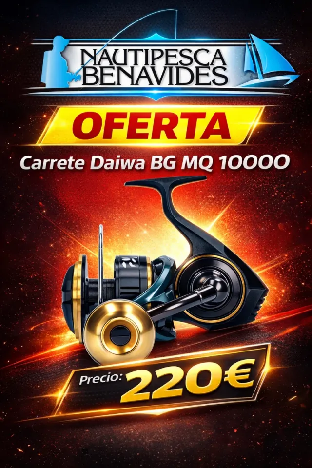 Carrete Daiwa BG MQ 10000