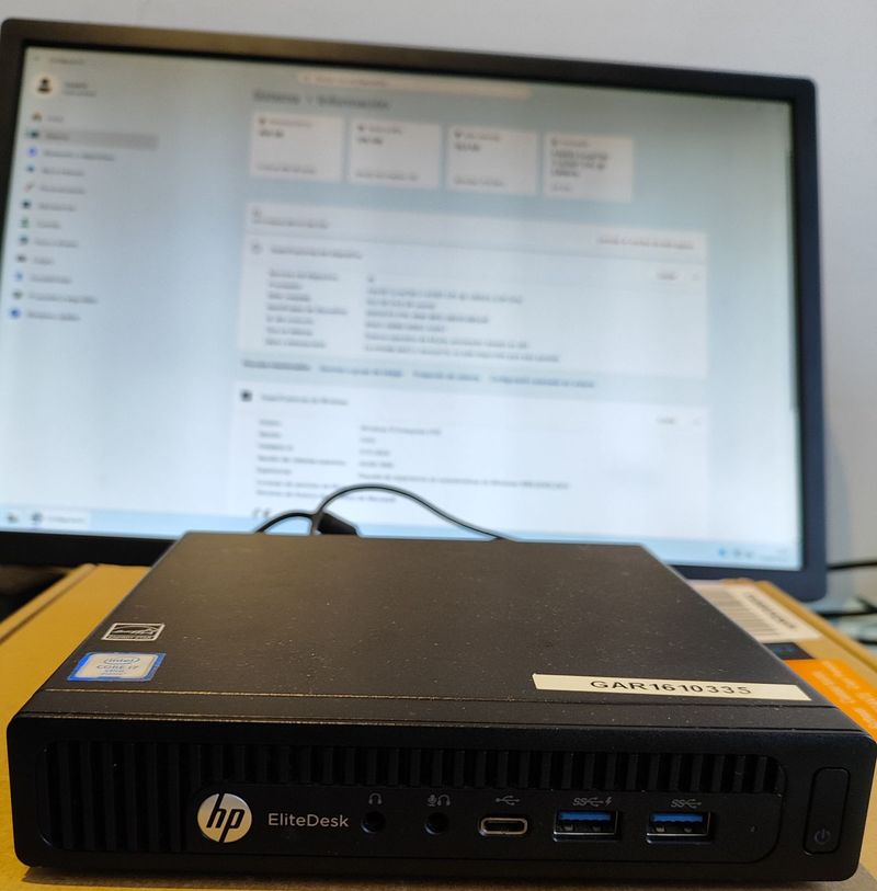 Micro PC HP Core-i7 con 16GB de RAM y 500GB de SSD afbeelding 2