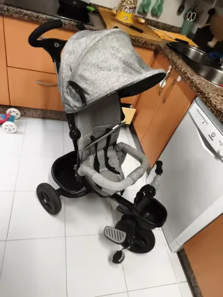 Triciclo Kinderkraft gris