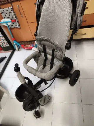 Triciclo Kinderkraft gris