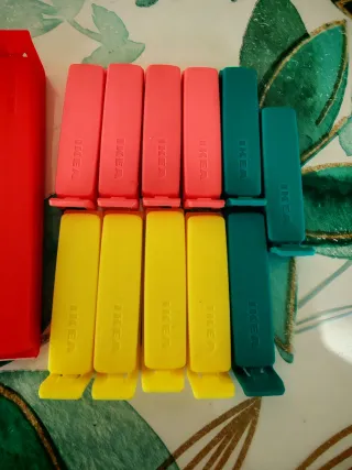 Ikea Bevara 15 Clip in plastica chiudi sacchetti