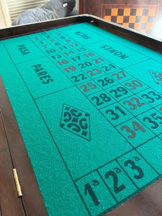 Mesa de Ruleta y Póker
