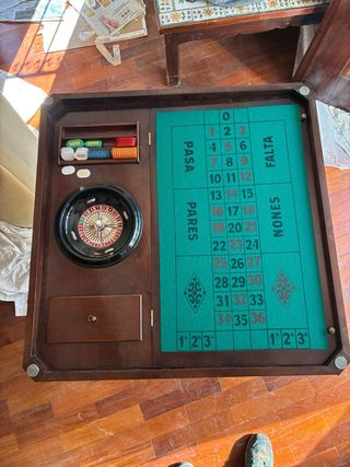 Mesa de Ruleta y Póker
