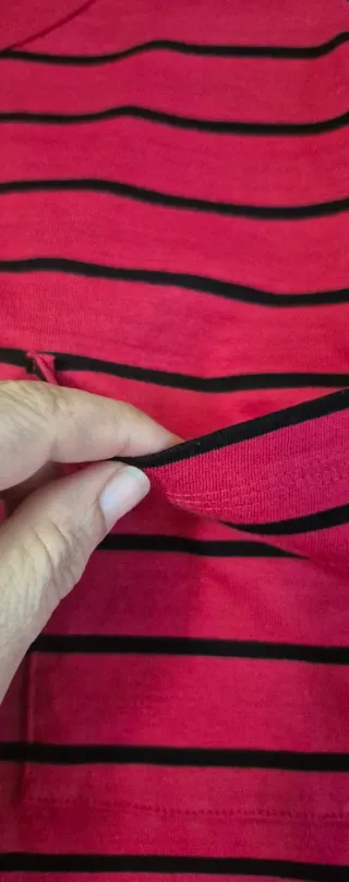 Camiseta de algodón a rayas