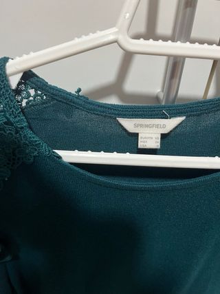Camiseta Springfield verde talla XS