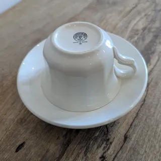 Taza y plato La Cartuja de Sevilla
