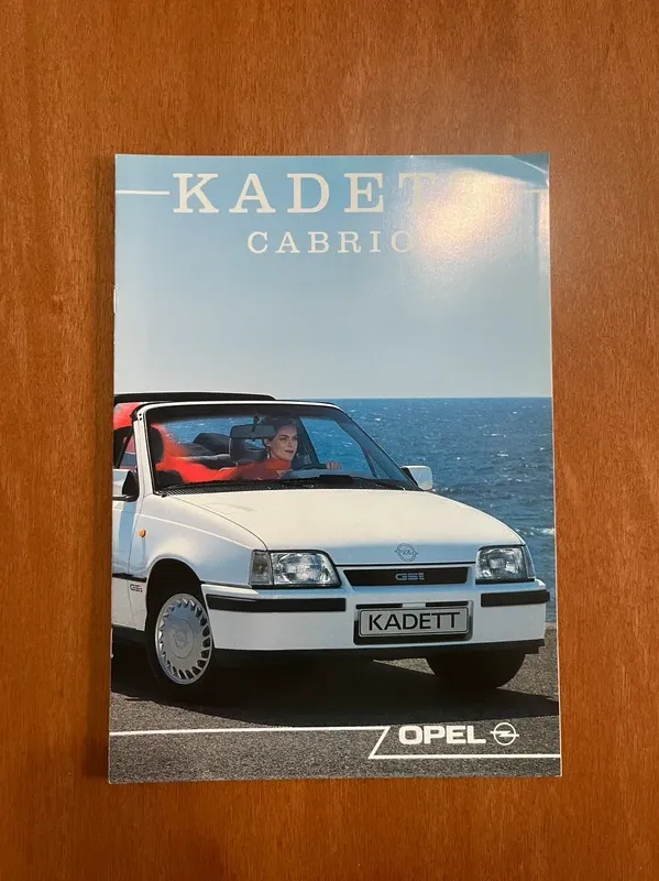 Catálogo Opel Kadett GSI Cabrio