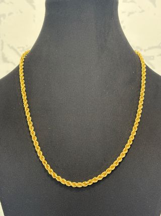 Cadena de cordón de oro