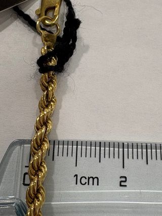 Cadena de cordón de oro