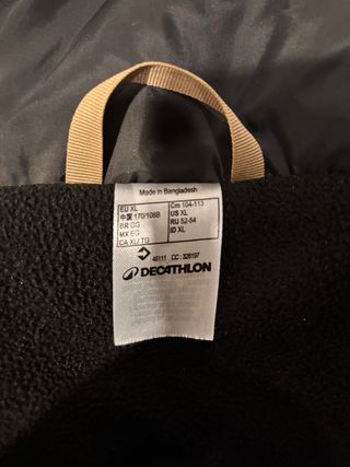 Chaqueta de esquí negra