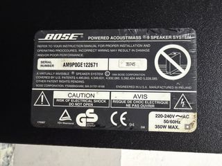 POWERED ACOUSTIMASS 9 SPEAKER SYSTEM