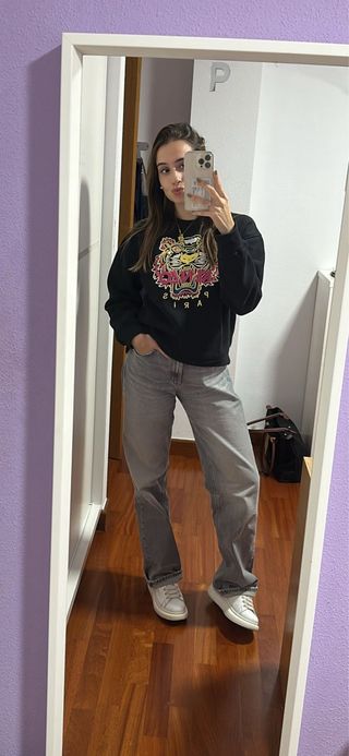 Sudadera Kenzo Tiger Paris Negra