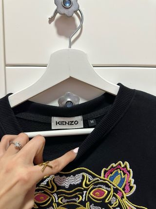 Sudadera Kenzo Tiger Paris Negra