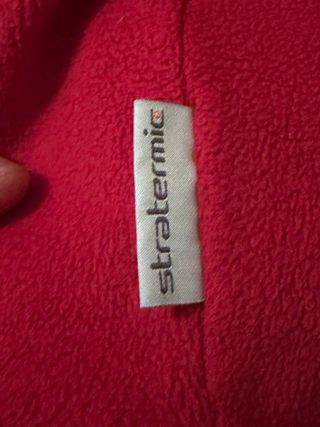 Forro polar rojo XXL