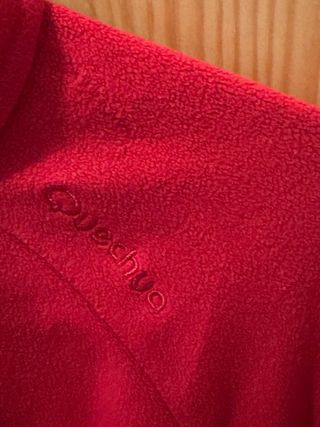 Forro polar rojo XXL