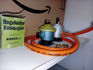 2 Reguladores Gas Butano + Manguera