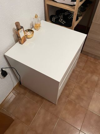 Mueble 3 cajones Leroy Merlin blanco