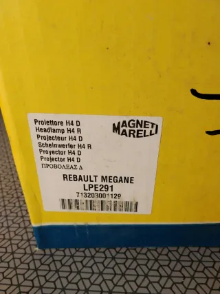 Faro delantero derecho Renault Megane