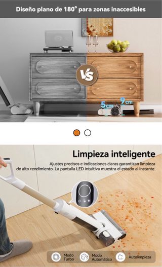 Aspirador Fregadora Sin Cable. PRECINTADO