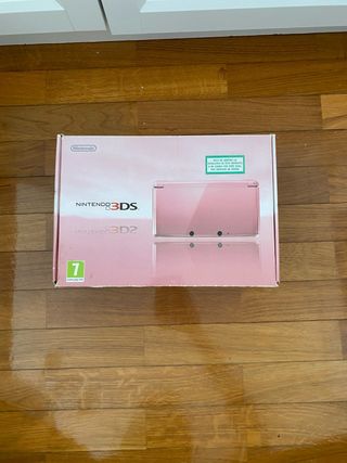Confezione Originale Nintendo 3DS Rosa Corallo + Accessori