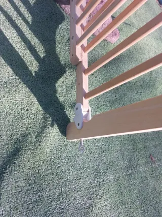 Barrera seguridad niños y mascotas madera