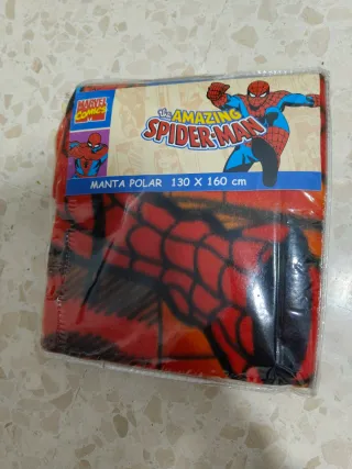 Manta Polar Spiderman 130x160 cm