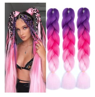 Extensión de trensa pelo sintetico